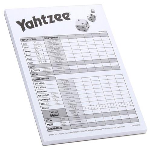 Yahtzee Score Cards – Toy Town